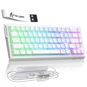 ATTACKSHARKxMAMBASNAKEX68HE�����Q�[�~���O�L�[�{�[�h�yFPS/e�X�|�[�c�Ή��z0.01mmRapidTrigger&�[���f�b�h�]�[��8000Hz�|�[�����O/0.125ms��x��