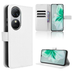 For OUKITEL C38 �P�[�X �蒠�^�yBAOLINTX�z����PU���U�[ �g�уP�[�X �ϏՌ� �y�� ���^ �J�[�h���[ ���u���@�\ �Ή� �w��h�~ �J�o�[ �}�O�l�b�g �S�ʕی� OUKITEL C38 �J�o�[(�z���C�g)