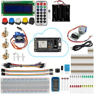 OSOYOO(�I�\���[)wifi�t���A���h�D�C�[�mESP8266�ł͂��߂�NodeMCUIoTMQTT�v���O���~���O�w�K�L�b�g�����L�b�g���S�҉��K�p�d�q�p�[�c�Z�b�gArduino�p(NodeMCUIoT)
