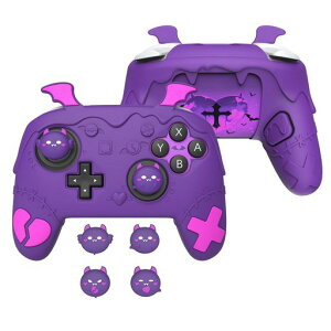 PlayVital Nintendo Switch 2 Pro�Ή��V���R���J�o�[ �S�V�b�N�C���v�V���[�Y|switch2 pro�R���Ή�����~�ߕی�P�[�X �w�ʃ{�^���L���b�v&�T���X�e�B�b�N�L���b�v&�X�e�b�J�[�t���X�C�b�`2�v���R���c
