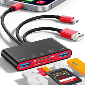 5in1̃[J[hǂݎ/USBOTGA_v^/SDJ[hǂݎ/Phone/Padp/USBC/USBAfoCX/MicroSD/SDJ[hXbg/SD/MicroSD/SDHC/SDXC/MMCT|[g
