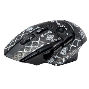 IMMOENUC �}�E�X�O���b�v �e�[�v �K�p G502 X & G502 X Plus & G502 X Lightspeed ���C�����X�}�E�X �A���`�X���b�v�e�[�v PVC�f�ރJ���[�V�[�����̊��z���E����~��(�u���b�N�J���[)