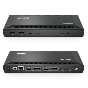 WAVLINK65W�d���A���o�T���_�[�{���g3�̌݊����A5K�V���O���r�f�I�f�B�X�v���C�A2xDisplay�|�[�g�A2xHDMI�A�M�K�r�b�g�C�[�T�l�b�g�A2USB3.0�|�[�g�A2�^�C�vC�Ƃ�USBC�f���A��4K�h�b�L���O�X�e�[�c