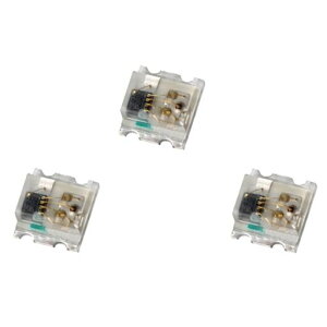 Dovhmoh 200 �� WS2812 2020 LED �`�b�v 4 �s���~�j�z���C�g PCB �A�h���X�w��\�f�W�^�� RGB �t���J���[ LED �`�b�v DC5V LED �X�g���b�v�X�N���[���p