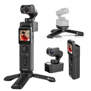 �t�F�C���[�e�b�N(Feiyu Tech) FeiyuTech Pocket 3 �X�^���_�[�h�Z�b�g ���S�Z�p���[�g�^ �W���o���J���� �A�N�V�����J���� �E�F�A���u���J���� [ 4k 60fps 1200����f 130° ���L�p�����Y 4�{�Y�[��