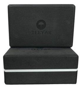 TEEYAR���K�u���b�N2�Z�b�g���L�̍����f�ލ����x/�d��2�T�C�Y23x15x7.2cm(230gx2)�܂��傫��23x15x10cm(320gx2)���S��/�㋉�ȃ��K�Ԃ����(Yogablockset)