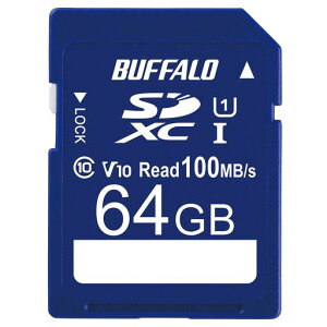 �o�b�t�@���[SD�J�[�h64GB100MB/sUHS-1�X�s�[�h�N���X1VideoSpeedClass10IPX7FullHD�f�[�^�����T�[�r�X�Ή�RSDC-064U11HA/N