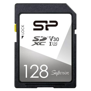 �V���R���p���[SD�J�[�h128GBUHS-IU3V304K�Ή�Class10�ő�]�����x100MB/s5�N�ۏ�SP128GBSDXCV3V10