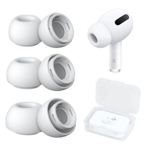 [3�y�A]AirPodsPro&AirPodsPro2�p�����p�C���[�`�b�v�A�m�C�Y�ጸ���t���V���R���C���[�`�b�v�A�|�[�^�u�����[�{�b�N�X�t���\�t�g����~�߃C���[�`�b�v�C���[�`�b�v(S/M/L�T�C�Y)