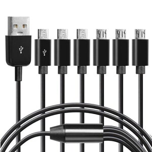 CERRXIANUSB1�I�X-6�I�Xmicro�X�v���b�^Y�P�[�u��microY�X�v���b�^�[U�f�B�X�N�A�L�[�{�[�h�A�}�E�X�̃f�[�^�]���A��d�̓t�@���Ȃǂ�USB�f�o�C�X�̓d���������T�|�[�g0.5M