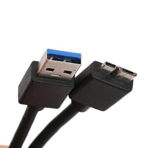 Deear USB3.0 USB-A to Micro B �P�[�u�� �����f�[�^�]�� �O�t��HDD/SSD/�n�[�h�h���C�u/HD�J�����ȂǑΉ� �u���b�N 100cm