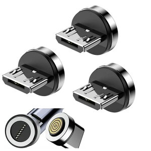 micro-usb�[�qx3��(Nocable)��7PIN�}�O�l�b�g�}���[�d�P�[�u���X�}�z�ėp�f�[�^�`���Ή����C���E���h�oAndroid�^�C�v-C�}�C�N��-USB-C-micro-a-b�R�l�N�^�[���Ύ��͕⋭�X�g���[�g�^