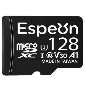 Espeon128GBMicroSDXC�J�[�hUHS-IU3A1V304KUltraHDClass10-�ő�Ǐo���x95MB/s�ASD�A�_�v�^�[�t-ESPMSD128