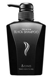&GINO 頭皮ケア プレミアムブラックシャンプー 400ml【 スカルプ 男性用 メンズ 】