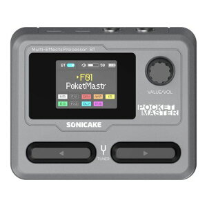 SONICAKE �}���`�G�t�F�N�^�[ �M�^�[/�x�[�X�A���v ���f�����O IR �L���r�l�b�g �V�~�����[�V���� �X�e���I OTG USB �I�[�f�B�I �C���^�[�t�F�C�X BT �I�[�f�B�I 1.77 �C���` LCD �J���[ �X�N���[�c