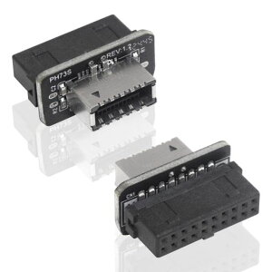Duttek10GbpsUSB3.0type-e�ϊ�USB�t�����g�p�l���A�_�v�^�[�A����USB3.1�t�����g�p�l���AType-E����USB3.020/19�s���w�b�_�[�A�_�v�^�[2�p�b�N