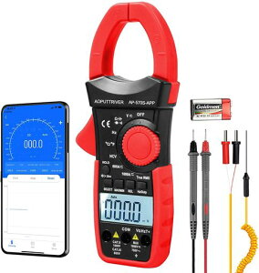 �N�����v���[�^�[ 6000�J�E���g Bluetooth �N�����v�}���`���[�^�[ 1000A AC/DC�d�� TRMS �N�����v�I���d���v �I�[�g�����W �d���E�d���E��R���� ���ʃ_�C�I�[�h NCV-AP-570S-APP