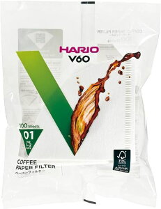 HARIO�n���IV60�t�B���^�[|V60�p�y�[�p�[�t�B���^�[01W|VCF-01-100W|�z���C�g100��|1~2�l�p|�R�[�q�[�t�B���^�[�y�[�p�[