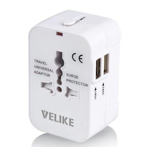 VELIKECOϊvORZgCOpdvO}`ϊvO2USB|[gSEΉϊCOsp[dA/O/BF/C^Cv}`A_v^[200ȏʗpUniversalTravelAdapter