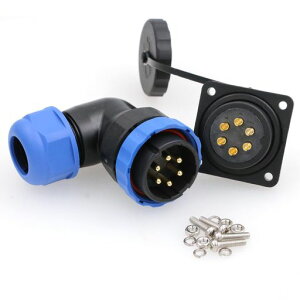 ZBLZGPL���^SD2828mm�����`�h��IP68�q��LED�R�l�N�^�[�d���v���O�\�P�b�g�o���N�w�b�h�I�X���X�R�l�N�^(6�s��25A380V)