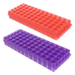 iplusmile2個遠心チューブラック試験管立て試験管ラック遠心管ラックプラスチック0.5ml1.5mlチューブ用60ウェル遠心管ラックチューブラック科学研究試験学校実験用