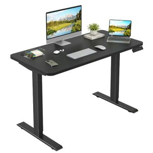 Sunon電動昇降式デスク2モーター付き一枚板幅120cmパソコンデスクスタンディングデスク高さメモリー機能無段階自動昇降静音耐荷重100kg人間工学オフィスデスクゲーミングデスク在宅ワー…