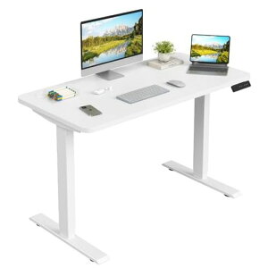 Sunon電動昇降式デスク2モーター付き一枚板幅120cmパソコンデスクスタンディングデスク高さメモリー機能無段階自動昇降静音耐荷重100kg人間工学オフィスデスクゲーミングデスク在宅ワー…