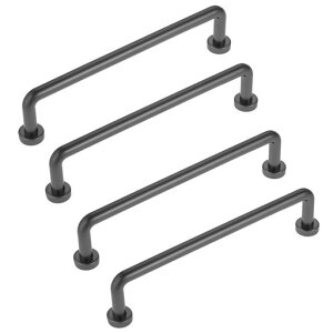 取っ手ドアハンドルドア取手引き出しハンドルキャビネット食器棚タンスシンプル戸棚亜鉛合金引き出し取っ手建築金具ツマミ穴間距離128mm4個入パールグレー