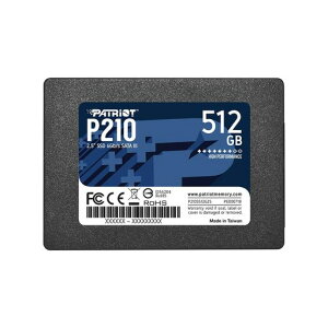 Patriot Memory P210 512GB SATA3 �����^SSD 6Gb/s 2.5�C���` 7mm P210S512G25