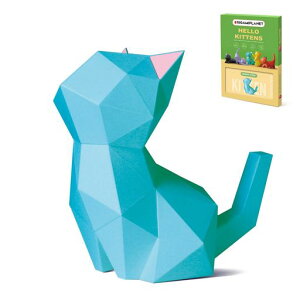 ORIGAMIPLANET ���̐܂莆�N���t�g�L�b�g-Moonlit Kitten,�L�̎����� �Ƃ̑����A�[�g�s�[�X���̏���, 3D �y�[�p�[�A�[�g ����C���e���A�G��,�J�b�g�ς�DIY�H��Z�b�g ���S�Ҍ��� , 14�Έȏ�̑�c