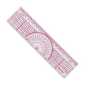 Westcott Protractor Ruler, 6�h, 15cm, Transparent (w-5)