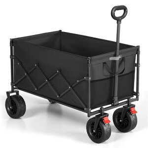 SONGMICS�L�����[���S���܂肽���݃L�����[�J�[�g200L��e�ʍő�ω׏d180kg��^�^�C��2��360°��]�A�E�g�h�A�s�N�j�b�N�������K�[�f�j���O�L�����v�p�u���b�NGFW201B01