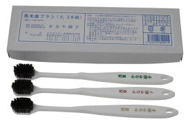 かなや刷子馬毛歯ブラシ大(3本入り)