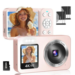 �f�W�^���J����4K6400����f30FPS�f�W�J��64GBTF�J�[�h�t�����B��@�\18X�f�W�^���Y�[��2.8�C���`IPS�X�N���[��AF�I�[�g�t�H�[�J�X�[�d��YouTube�J�������S�Ҍ����E�F�u�J�����q���p�a����VLOG