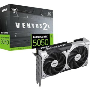 MSI GeForce RTX 5050 8G VENTUS 2X OC �O���t�B�b�N�X�{�[�h VD9272