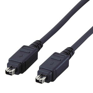 �G���R�� USB�P�[�u�� �yFireWire�z IEEE1394 400(i.LINK�EDV) 4pin-4pin 1m �u���b�N IE-441BK