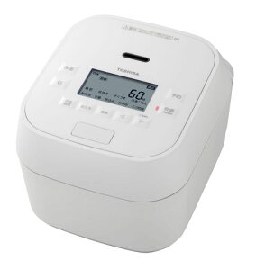 TOSHIBA(����)���ъ퉊������5.5��RC-10HGW(W)�O�����z���C�g�^�󈳗�IHricecooker���{���^��Ђ����������^��ۉ�����40���Ԃ������ȒP