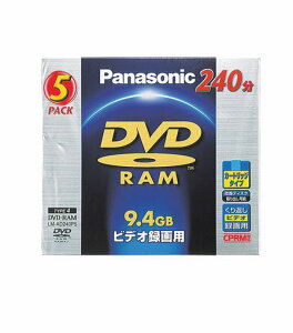 �p�i�\�j�b�N(Panasonic) 9.4GB DVD-RAM�f�B�X�N(�J�[�g���b�W�^�C�v) 5���p�b�N LM-AD240P5