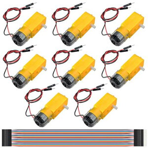 JYUDAUFU8��TT���[�^�[DC3-12V1A�f���A���V���t�g200RPM�M�A��1:48EMC�d���M�A���[�^�[���C���[�t���d�q�v���W�F�N�g/Arduino/�X�}�[�g�J�[/���{�b�g�v���W�F�N�g�p�W�����p�[�P�[�u���t��