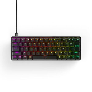 SteelSeries ���s�b�h�g���K�[ ���� �Q�[�~���O�L�[�{�[�h �~�j�T�C�Y Apex Pro Mini JP �L�� ���{��z�� OmniPoint�X�C�b�` 2�[in�[1�A�N�V�����L�[ ���� 64825 �u���b�N