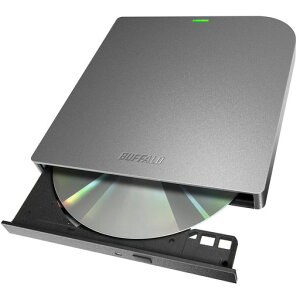�o�b�t�@���[ USB3.2(Gen1)/3.0 �O�t�� Mac �Ή� DVD/CD�h���C�u �o�X�p���[ DVSM-PMV8U3-GY/N