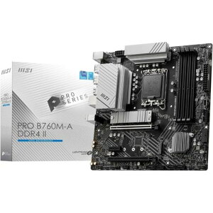 MSI�}�U�[�{�[�h PRO B760M-A DDR4 II ��14/13/12����Intel CPU(LGA1700) �y��������PC�ŉ��K�Q�[���z [B760 ����] MB6318