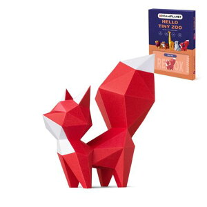 ORIGAMIPLANET Red Fox �L�c�l���̐܂莆�y�[�p�[�N���t�g�L�b�g�A3D�������Ƃ̑����̂��߂̑n���I�Ȏ���̃y�[�p�[�A�[�g�A���j�[�N��DIY�������f���y�[�p�[�N���t�g�Z�b�g���̎q�e�B�[���c