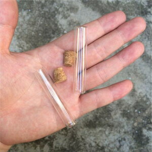 試験管ガラスのボトルコルク栓えきたい沙シール容器小薬瓶DIYガラスの瓶100個セット(4ml(12x60x10mm))