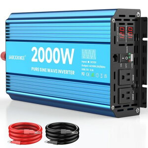 JARXIOKE12V2000WCo[^[gDC12VAC100Vɕϊuԏo4000WACo̓RZgx2USB|[gx150Hz/60HZRVLy[J[LvpzdnkdhЗ\iԒ