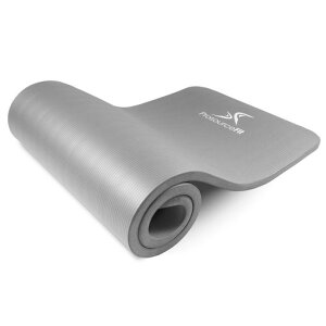 ProsourceFit Extra Thick Yoga and Pilates Mat 1?2�h (13mm), 71-inch Long High Density Exercise Mat with Comfort Foam and Carrying