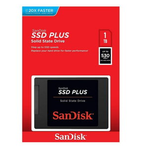 SanDisk �T���f�B�X�N ����SSD 2.5�C���` / SSD Plus 1TB / SATA3.0 / 3�N�ۏ� / SDSSDA-1T00-G26