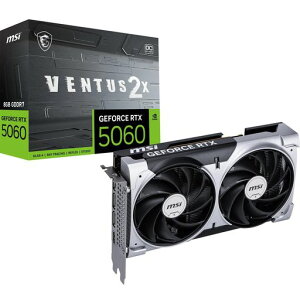 MSI GeForce RTX 5060 8G VENTUS 2X OC �O���t�B�b�N�X�{�[�h VD9187