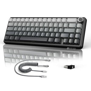 ATTACK SHARK X66 �Q�[�~���O�L�[�{�[�h ���C�����X/Bluetooth/�L�� ���J�j�J���L�[�{�[�h 60%���C�A�E�g �m�u�t��