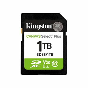 KingstonCanvasSelectPlusSD�������[�J�[�h1TBSDXCGen3150MB/sC10UHS-IU3V30-SDS3/1TB�B